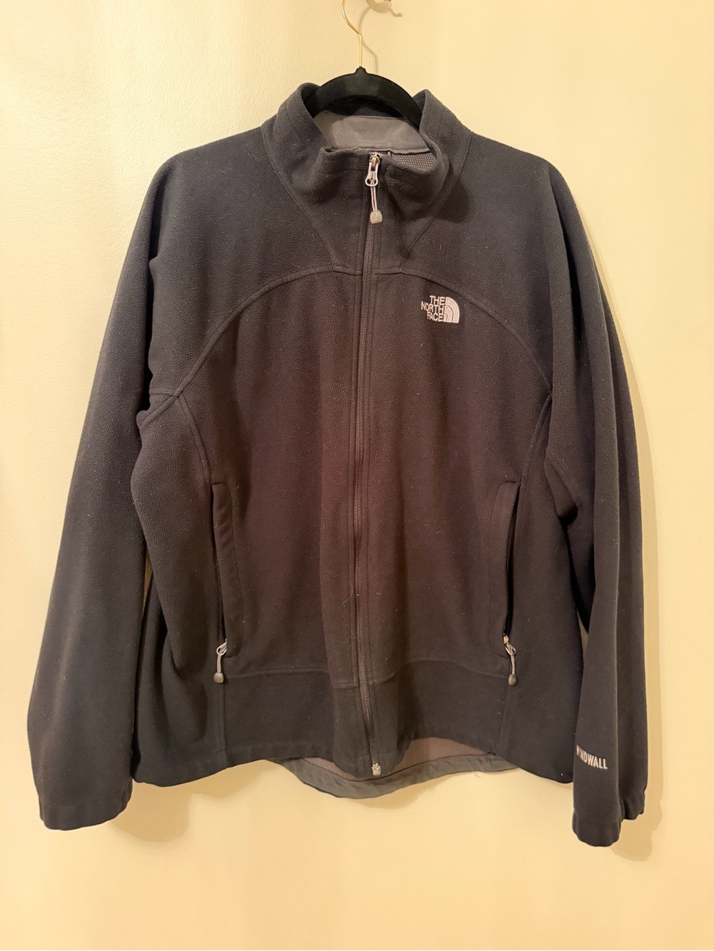 The North Face Men’s XL WindWall Full Zip Fleece Jacket Black